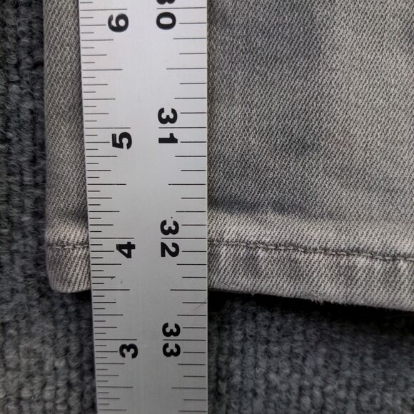 American Eagle Next Level Stretch Distressed Jeans Mens 28x34 Gray 5-Pocket - Picture 11 of 11